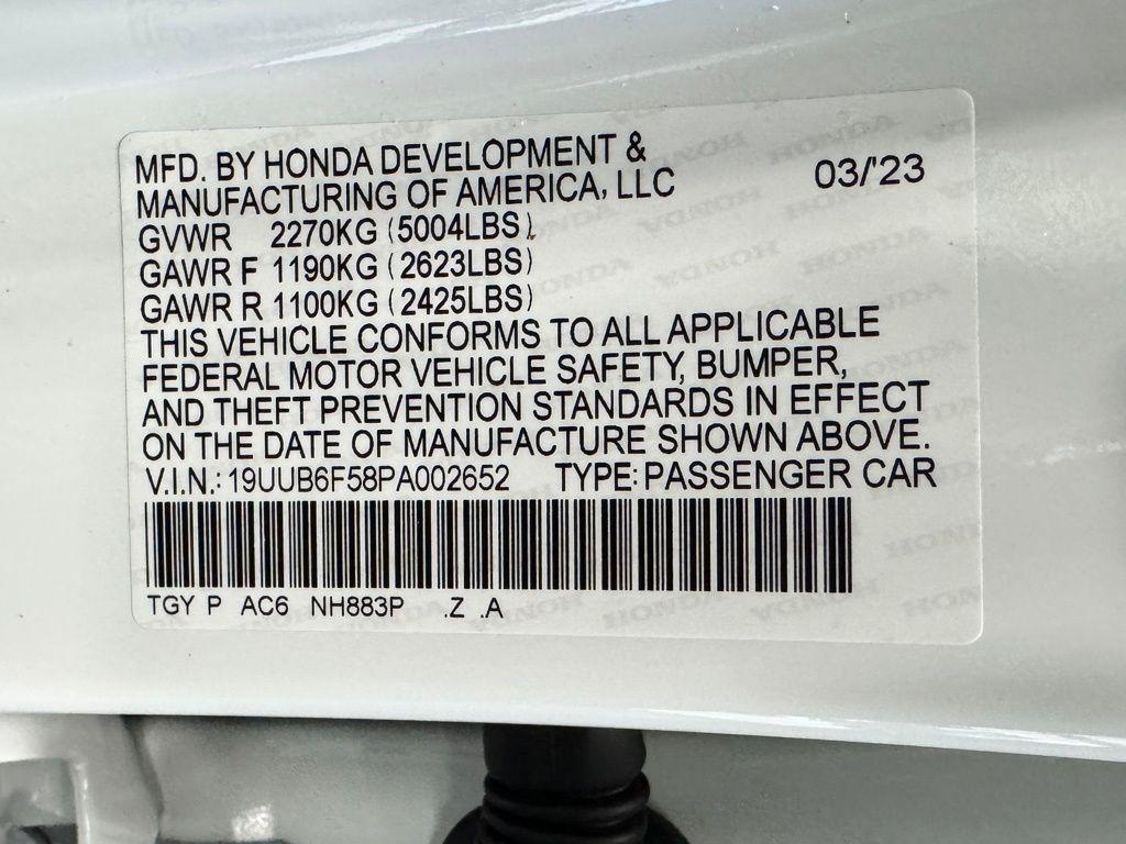 used 2023 Acura TLX car, priced at $35,450