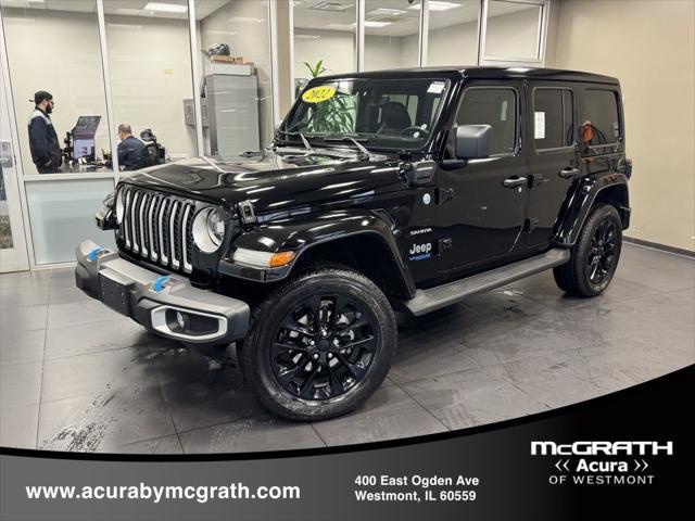 used 2022 Jeep Wrangler Unlimited car, priced at $34,588