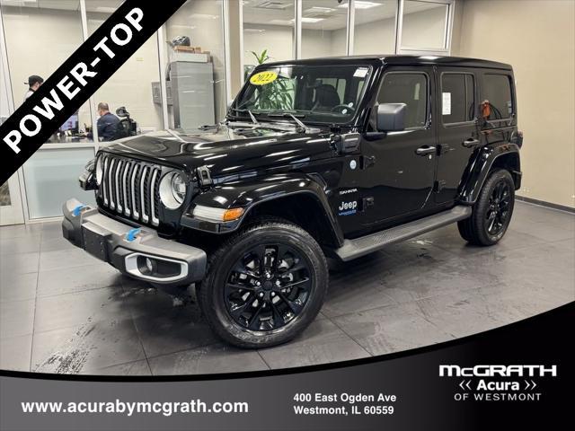 used 2022 Jeep Wrangler Unlimited 4xe car, priced at $32,914