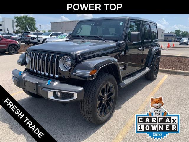 used 2022 Jeep Wrangler Unlimited 4xe car, priced at $37,449