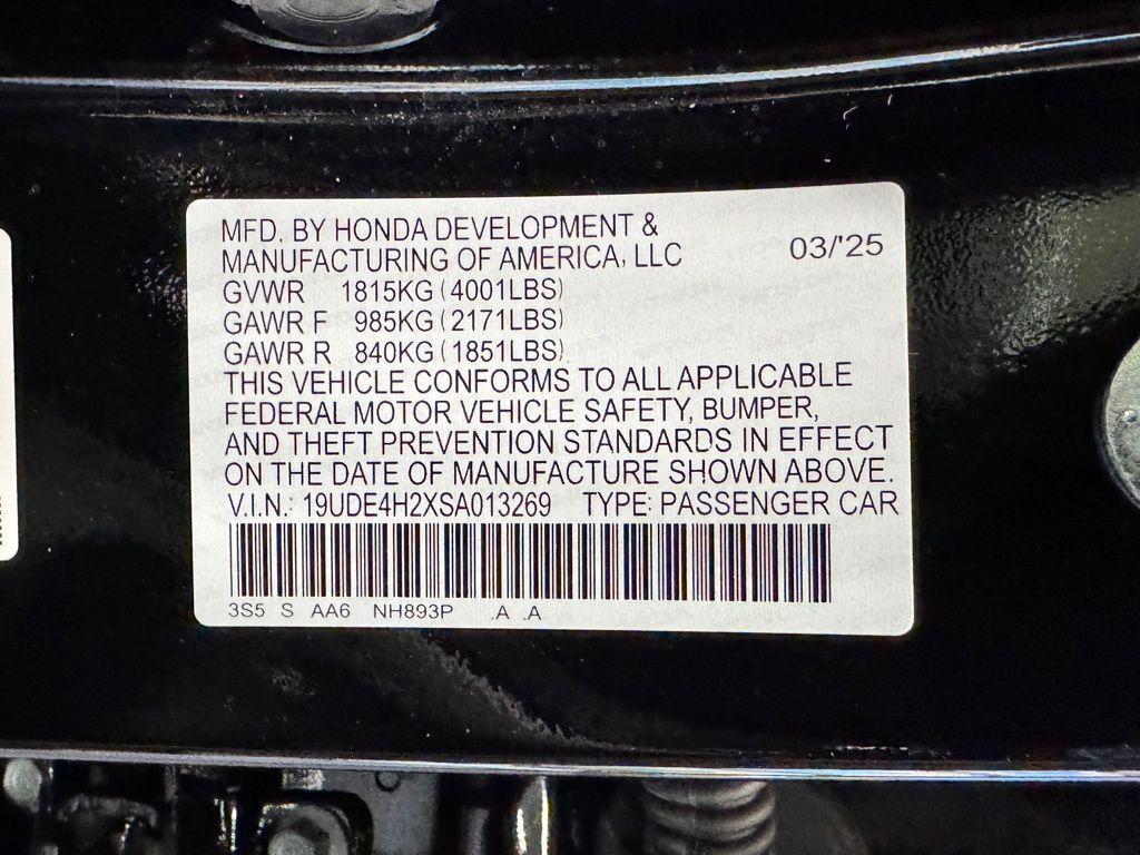 used 2025 Acura Integra car, priced at $28,926