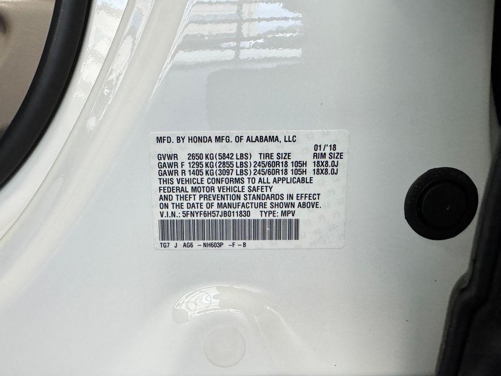 used 2018 Honda Pilot car, priced at $15,750