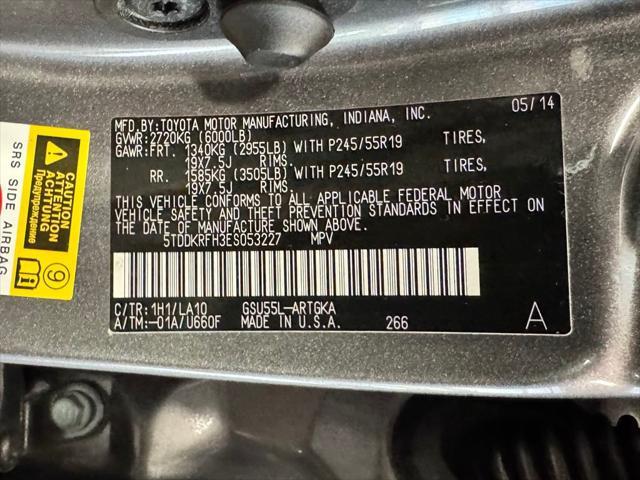used 2014 Toyota Highlander car, priced at $20,546