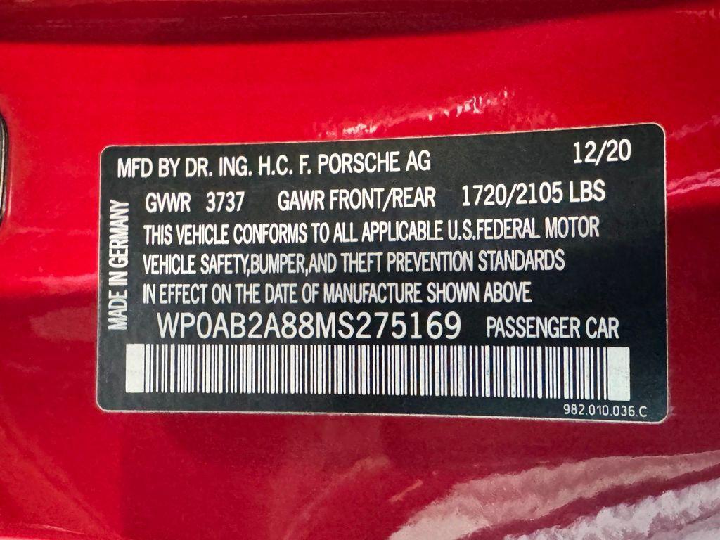 used 2021 Porsche 718 Cayman car, priced at $76,900