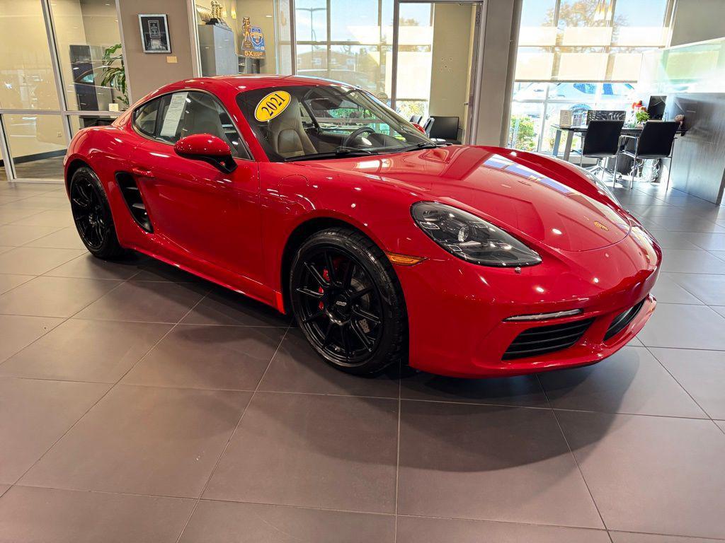 used 2021 Porsche 718 Cayman car, priced at $76,900