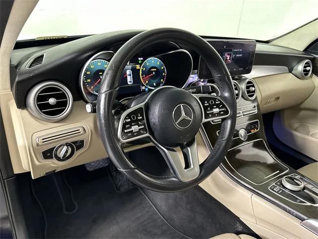 used 2021 Mercedes-Benz C-Class car, priced at $22,800