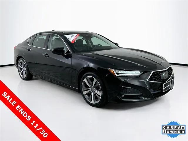 used 2021 Acura TLX car, priced at $27,700