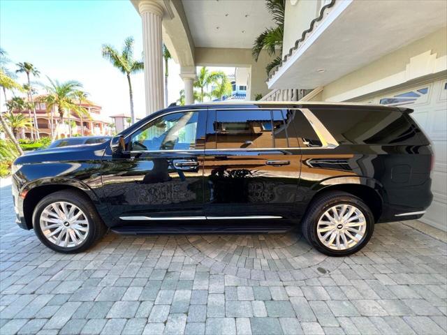 used 2022 Cadillac Escalade ESV car, priced at $76,999