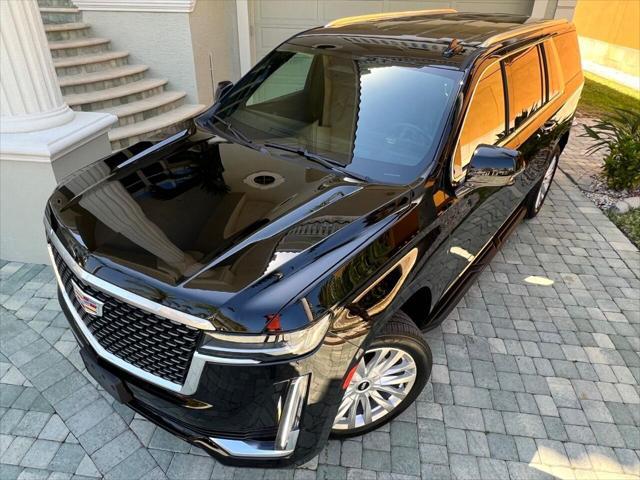 used 2022 Cadillac Escalade ESV car, priced at $76,999