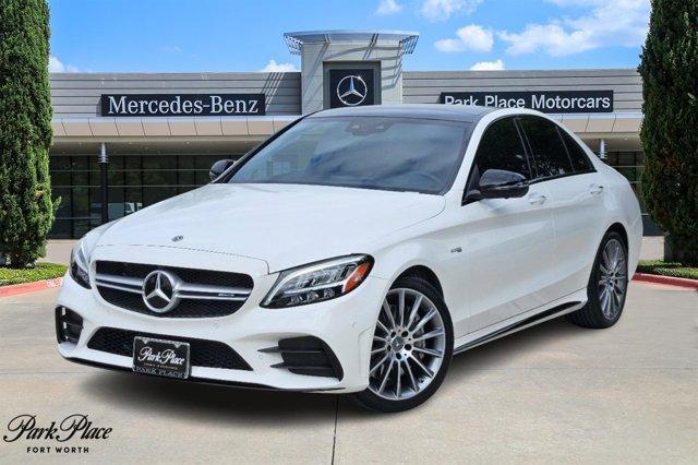 used 2021 Mercedes-Benz AMG C 43 car, priced at $45,895