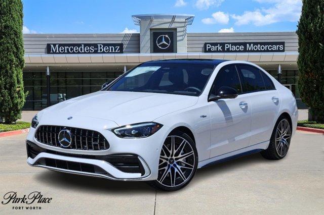 new 2024 Mercedes-Benz AMG C 43 car, priced at $74,385