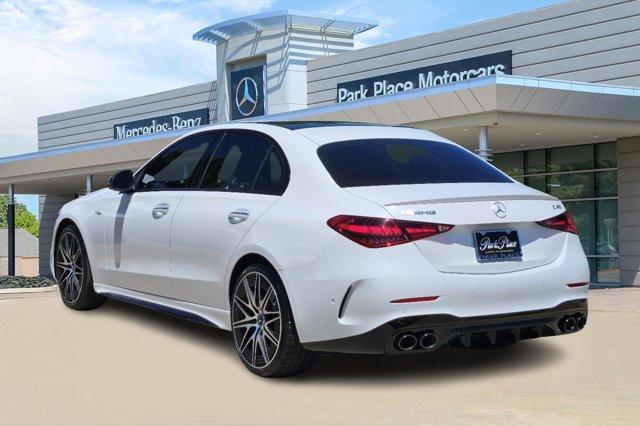 new 2024 Mercedes-Benz AMG C 43 car, priced at $74,385