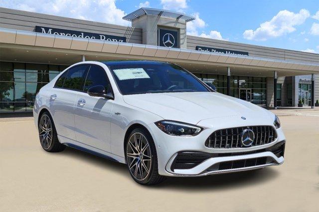 new 2024 Mercedes-Benz AMG C 43 car, priced at $74,385