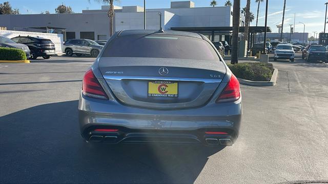 used 2018 Mercedes-Benz AMG S 63 car, priced at $55,498