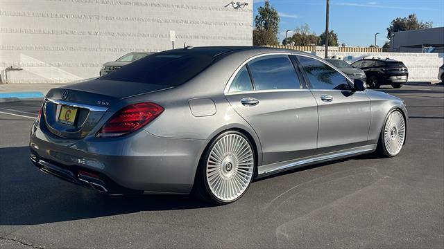 used 2018 Mercedes-Benz AMG S 63 car, priced at $55,498