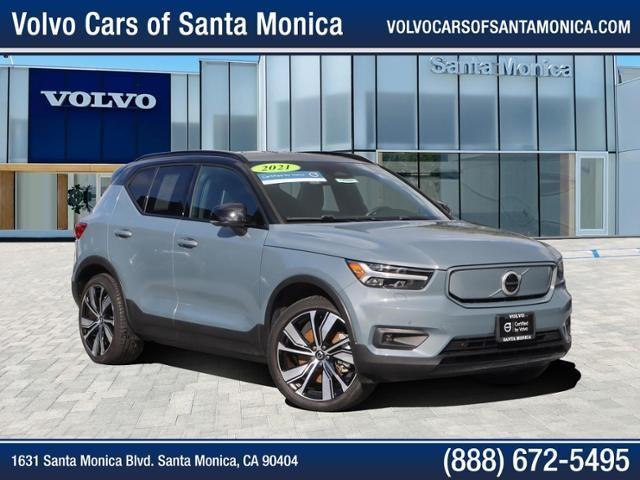 used 2021 Volvo XC40 Recharge Pure Electric car, priced at $35,241