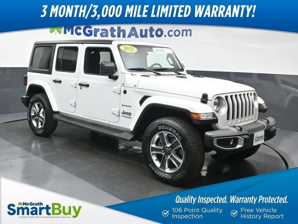 used 2021 Jeep Wrangler Unlimited car, priced at $33,199