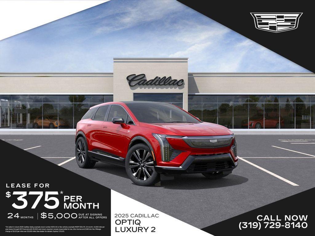 new 2025 Cadillac OPTIQ car, priced at $59,609