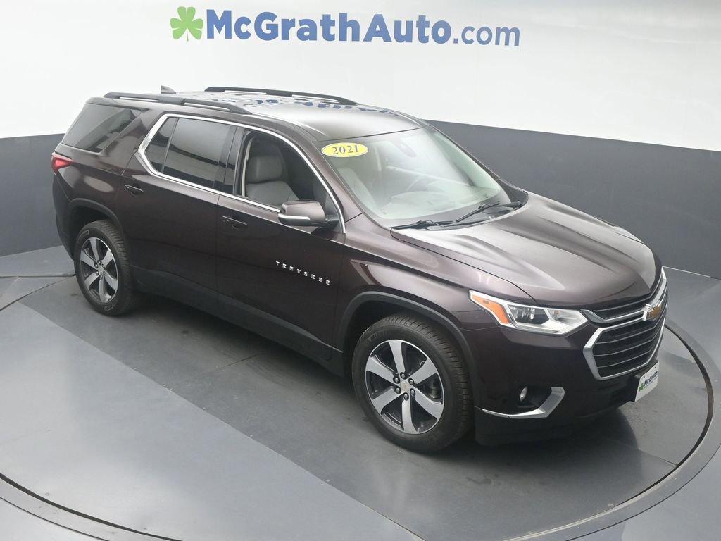 used 2021 Chevrolet Traverse car, priced at $24,998