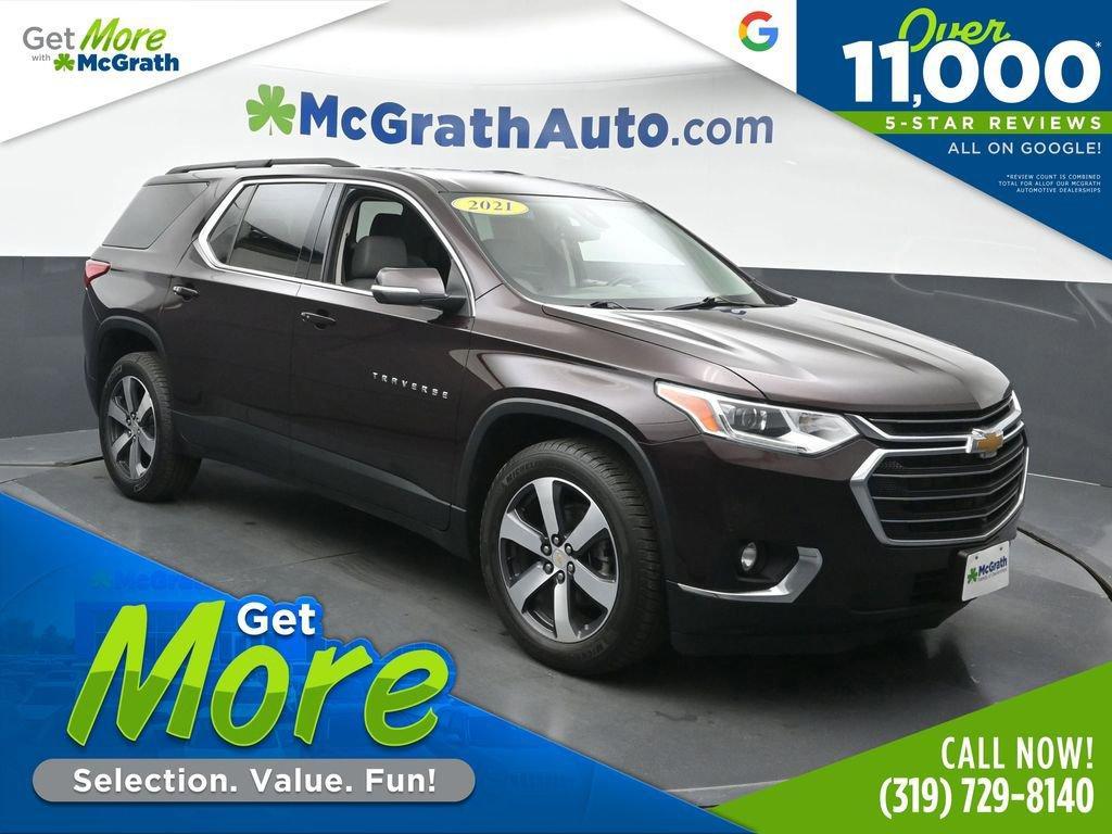 used 2021 Chevrolet Traverse car, priced at $22,998