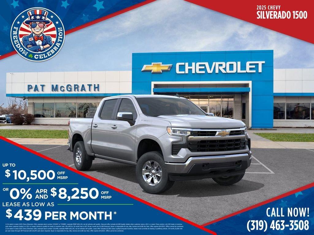 new 2025 Chevrolet Silverado 1500 car, priced at $54,645