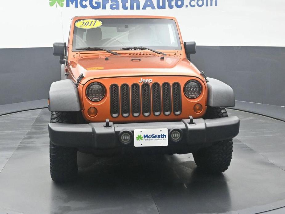 used 2011 Jeep Wrangler Unlimited car, priced at $14,998