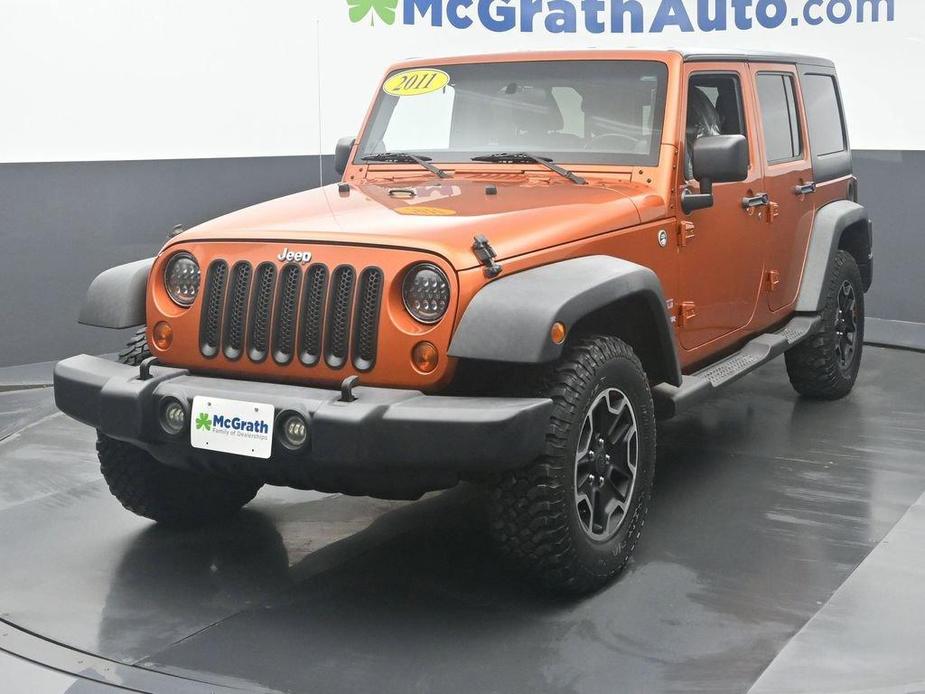 used 2011 Jeep Wrangler Unlimited car, priced at $14,998