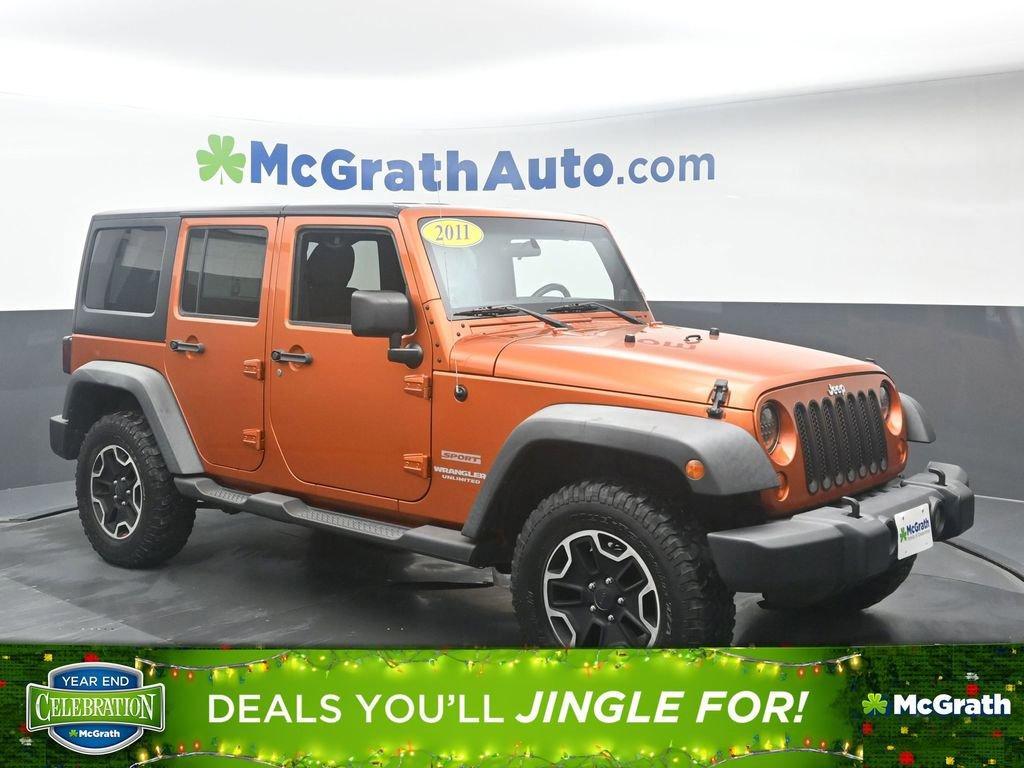 used 2011 Jeep Wrangler Unlimited car, priced at $14,998