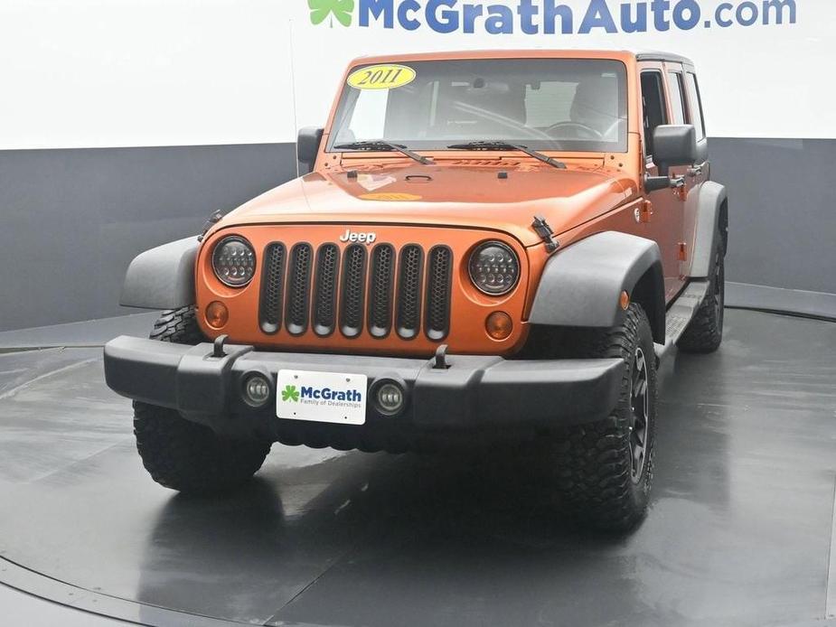 used 2011 Jeep Wrangler Unlimited car, priced at $14,998