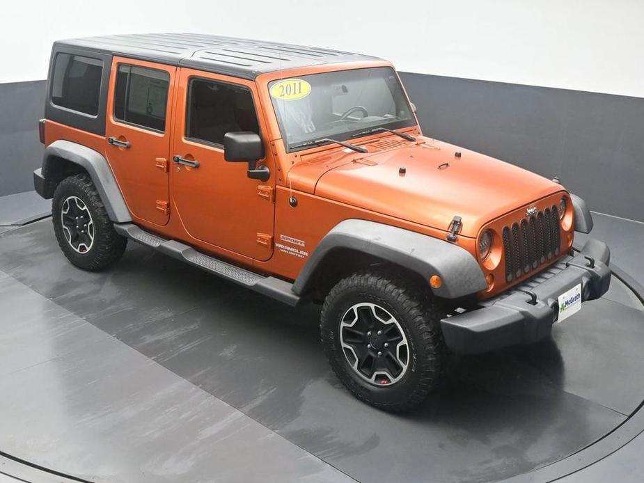 used 2011 Jeep Wrangler Unlimited car, priced at $14,998