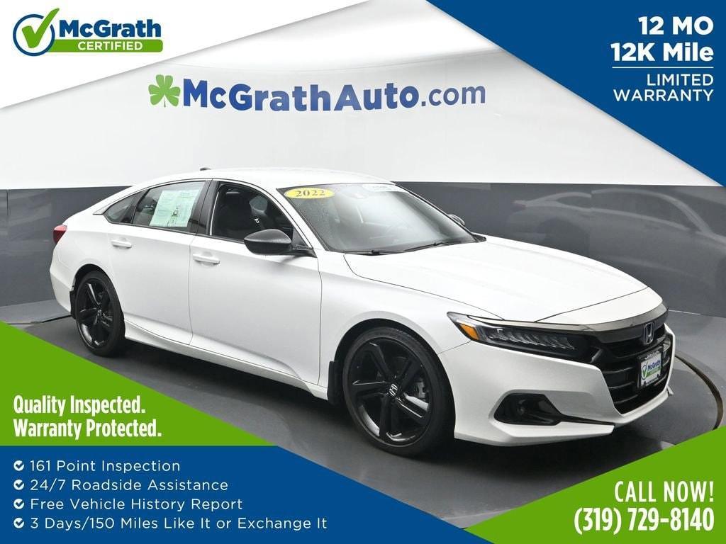 used 2022 Honda Accord car, priced at $27,498
