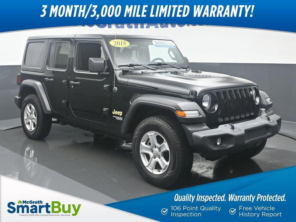 used 2018 Jeep Wrangler Unlimited car, priced at $21,000