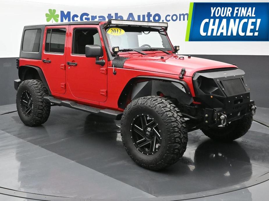 used 2012 Jeep Wrangler Unlimited car, priced at $18,624