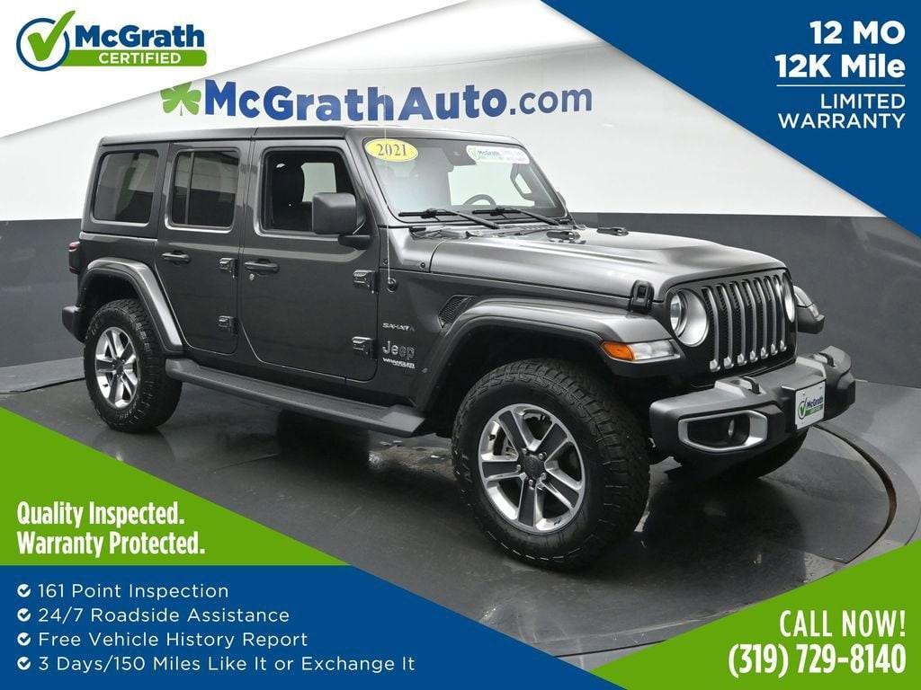 used 2021 Jeep Wrangler Unlimited car, priced at $32,205