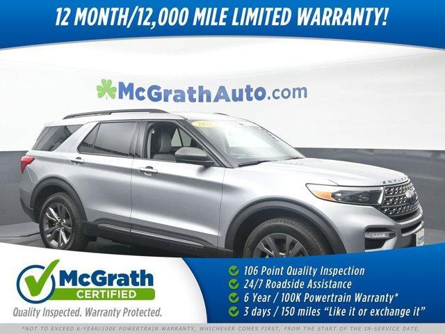 used 2021 Ford Explorer car, priced at $28,998