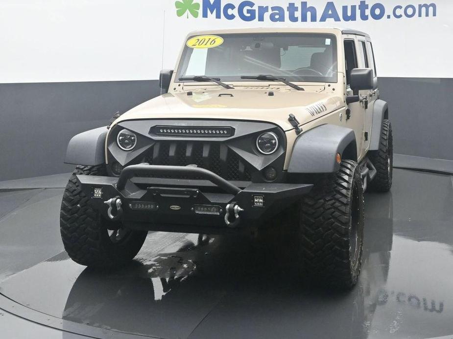 used 2016 Jeep Wrangler Unlimited car, priced at $21,998