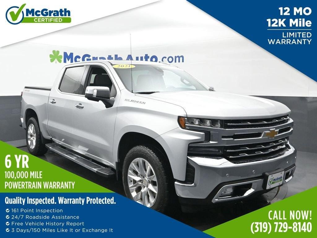 used 2021 Chevrolet Silverado 1500 car, priced at $40,998