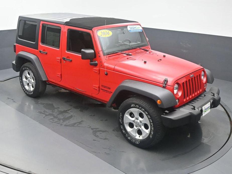 used 2016 Jeep Wrangler Unlimited car, priced at $22,498