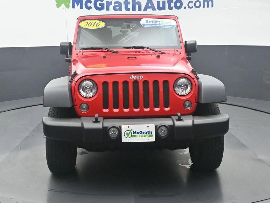 used 2016 Jeep Wrangler Unlimited car, priced at $22,498