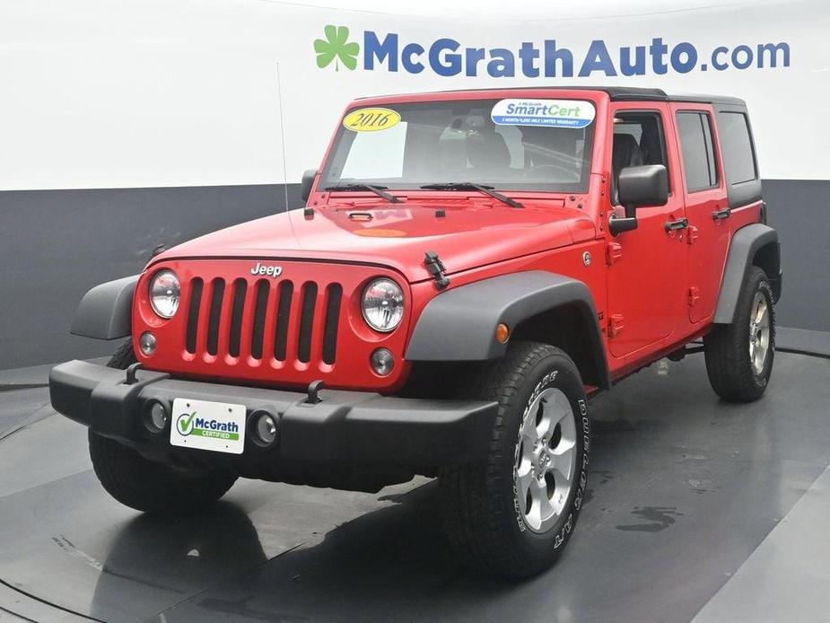 used 2016 Jeep Wrangler Unlimited car, priced at $22,498