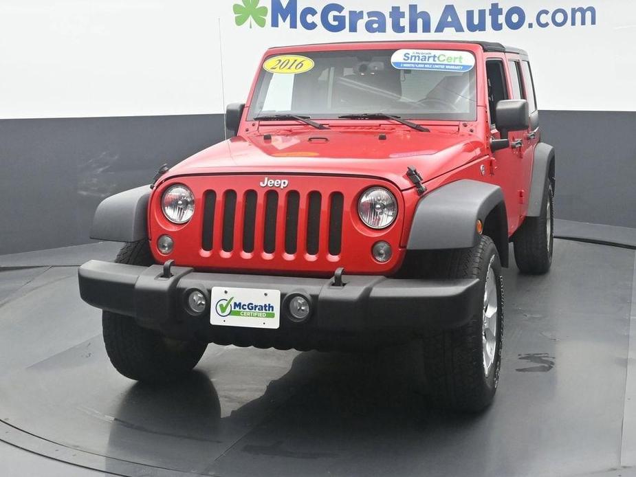 used 2016 Jeep Wrangler Unlimited car, priced at $22,498