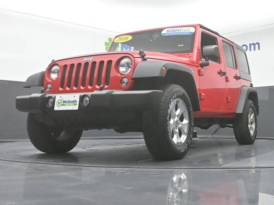 used 2016 Jeep Wrangler Unlimited car, priced at $22,498