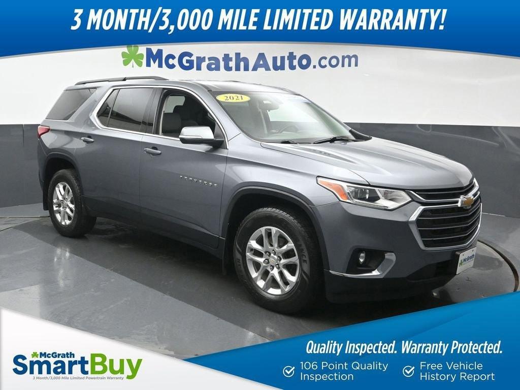 used 2021 Chevrolet Traverse car, priced at $23,398