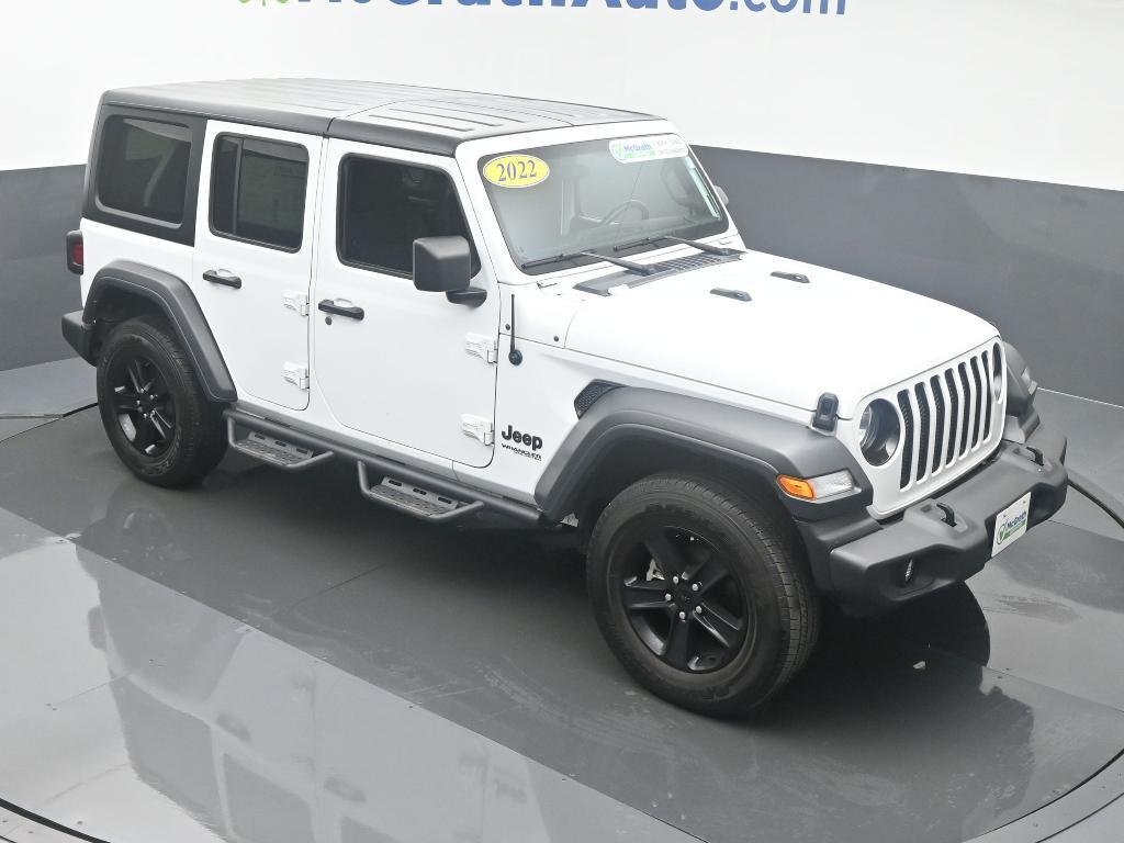 used 2022 Jeep Wrangler Unlimited car, priced at $32,998