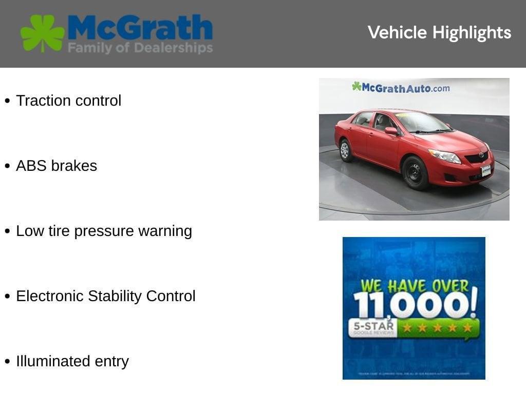 used 2010 Toyota Corolla car, priced at $5,988