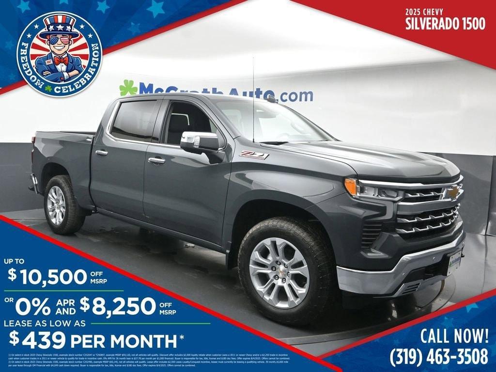 new 2025 Chevrolet Silverado 1500 car, priced at $66,545
