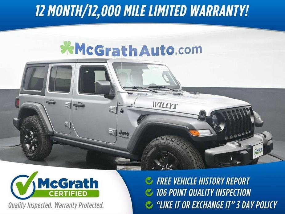 used 2021 Jeep Wrangler Unlimited car, priced at $33,998