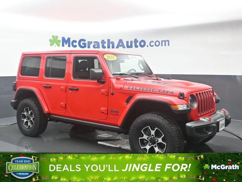 used 2021 Jeep Wrangler Unlimited car, priced at $38,998