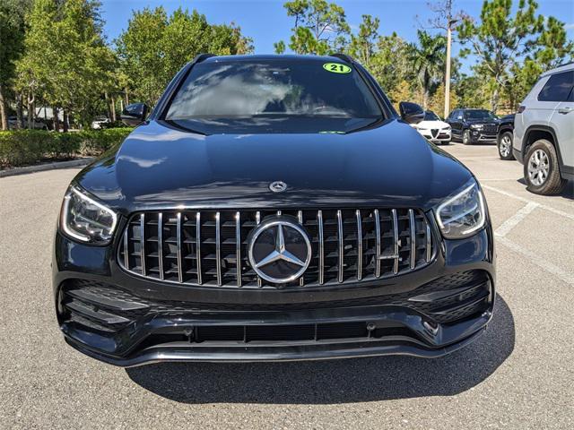 used 2021 Mercedes-Benz AMG GLC 43 car, priced at $37,617