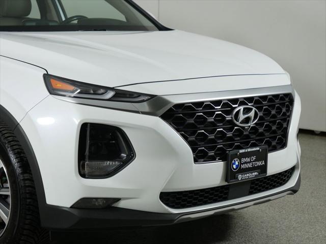 used 2019 Hyundai Santa Fe car, priced at $22,000